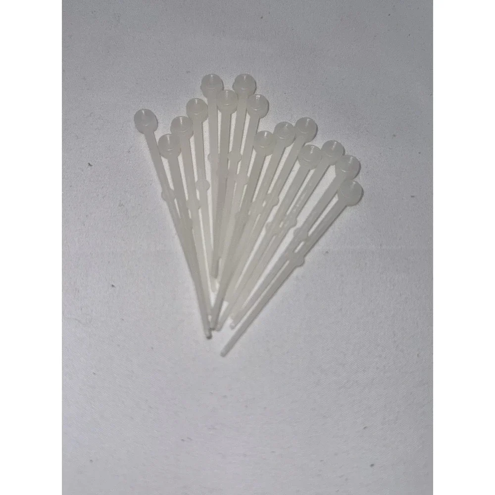 Hair Pins for Curlers Rollers Picks Plastic Mixed Lot White Pink Cream 50 +